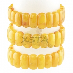 Baltic amber massive beads butterscotch bracelet